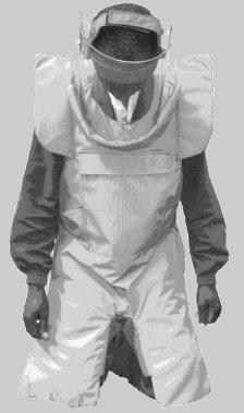 Rapier worn kneeling